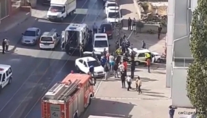 Kayseri Argıncık'ta çaldıkları otomobille kaza yapan hırsızlar yakalandı!