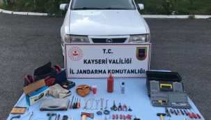Kayseri Asayiş: İncesu ve Saraycık'ta yaşanan 7 faili meçhul hırsızlık olayı zanlıları yakalandı