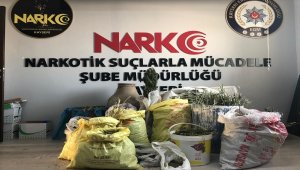 Kayseri'de 58 kilogram esrar ele geçirildi