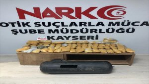 Kayseri'de aracın LPG kısmına gizlenmiş 10 kilo 350 gram esrar ele geçirildi