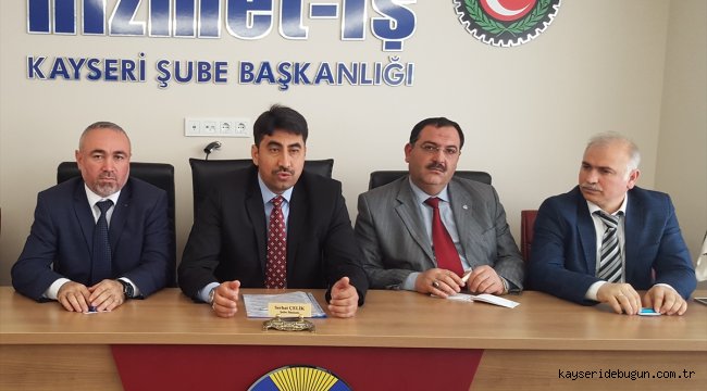 Kayseri'de Hizmet-İş Sendikası'ndan vefa ve dayanışma koşusu 