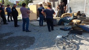 Kayseri'de koltuk tamir atölyesinde çıkan yangını itfaiye söndürdü