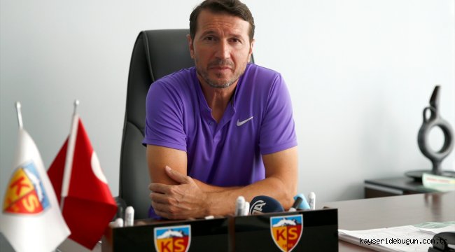 Kayserispor Teknik Direktörü Bayram Bektaş: "Kafamdaki takımı kurdum"