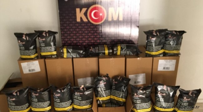 Kırıkkale'de 195 kilogram kaçak tütün ele geçirildi