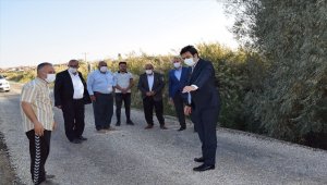 Kırşehir İl Özel İdaresi heyeti, Çiçekdağı'nda yapılan çalışmaları inceledi