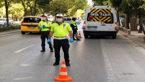 Konya'da öğrenci servisleri denetlendi