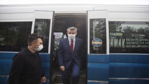 Mamak'ta toplu ulaşım araçlarında Kovid-19 tedbirleri denetlendi