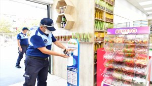 Mamak'ta zabıtadan koronavirüs denetimi