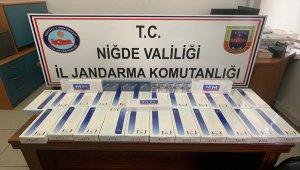 Niğde'de 280 paket kaçak sigara ele geçirildi