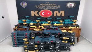 Niğde'de gümrük kaçağı 55 matkap ele geçirildi