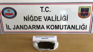 Niğde'de uyuşturucu operasyonu: 2 gözaltı