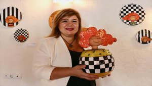 "Sessiz" dünyasını seramik heykellerle yansıtıyor