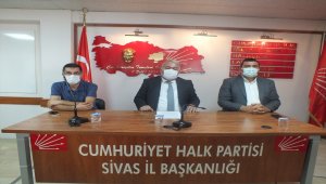 Sivas'ta CHP'den esnafa destek açıklaması