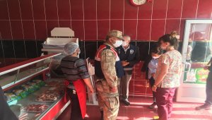 Ulaş'ta Kovid-19 kapsamında denetim yapıldı