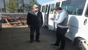 Ulaş'ta öğrenci servisleri denetlendi