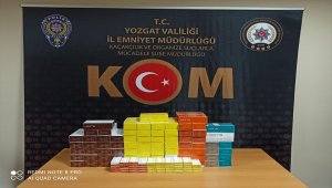 Yozgat'ta 830 paket kaçak elektronik sigara kartuşu ele geçirildi