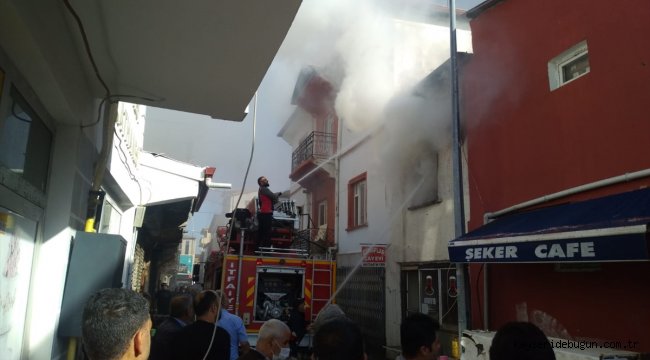 Yozgat'ta iş yeri yangını
