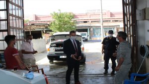 Yunak Kaymakamı Kurt, sanayi esnafını ziyaret etti