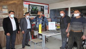 Zara Esnaf Odası sanayi esnafına hijyen paketi dağıttı