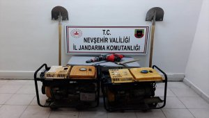 Avanos'ta izinsiz kazı yapan şüpheli suçüstü yakalandı