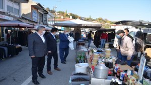 Bünyan'da Kaymakam Şahin ve Başkan Altun'dan pazarda denetim