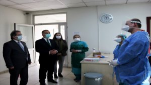 Çalışan Sağlığı Dairesi Başkanı Duman'dan sağlıkçılara ziyaret 