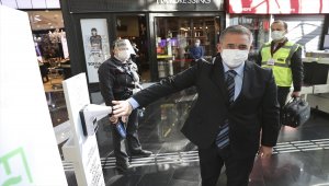 Çankaya'da Kovid-19 tedbirleri denetlendi