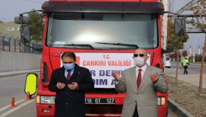 Çankırı'dan İzmir'deki depremzedelere yardım