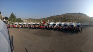 Cilvegözü Sınır Kapısı'ndaki UMKE Kayseri personeli Atatürk'ü andı