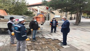 Çumra'da yol çalışmaları devam ediyor