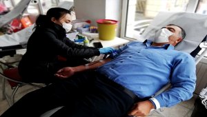 Derinkuyu'da kan bağışı kampanyası
