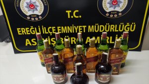 Ereğli'de kaçak içki operasyonu
