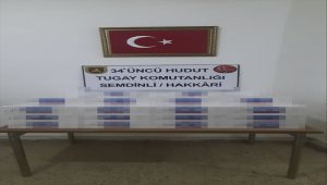 Hakkari ve Van sınırında av fişeği, sigara ve ilaç ele geçirildi