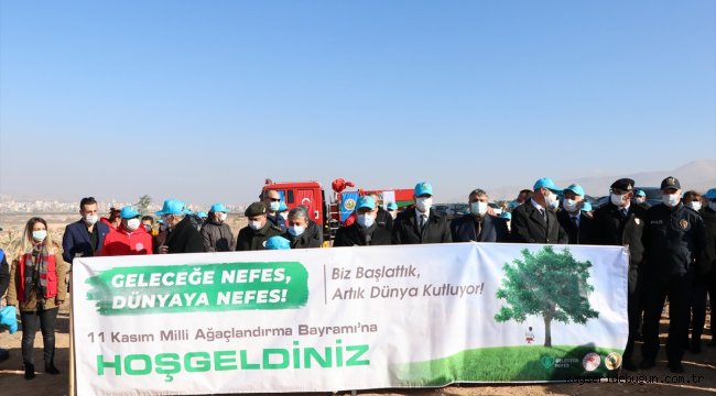 İç Anadolu'da "Milli Ağaçlandırma Günü" etkinliği