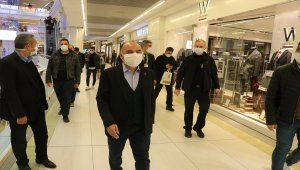 Kayseri Valisi Günaydın'dan alışveriş merkezinde koronavirüs tedbiri denetimi
