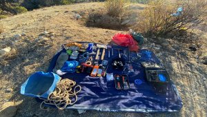 Kırıkkale'de define arayan 6 şüpheli suçüstü yakalandı