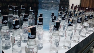 Kırşehir'de 388 litre sahte içki ele geçirildi