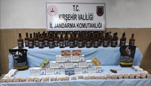 Kırşehir'de kaçak sigara ve sahte içki operasyonu