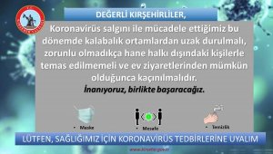 Kırşehir'de Kovid-19 mücadelesine yerel medya desteği