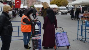 Konya, Karaman, Afyonkarahisar ve Aksaray'da "Kovid-19" denetimleri
