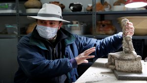 Kültepe'de Eski Tunç Çağı'na ait tanrıça heykeli bulundu