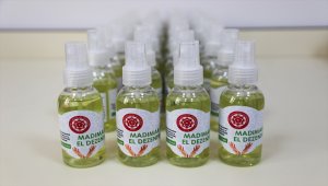 Madımak, kekik ve meyan kökünden kolonya, dezenfektan ile sabun üretildi