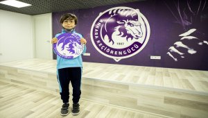 Minik taraftardan Ankara Keçiörengücü'ne anlamlı tablo