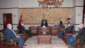 Muhtarlar Derneğinden Kaymakamlığa hayırlı olsun ziyareti
