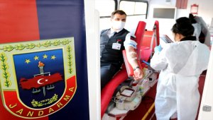 Nevşehir'de jandarmadan kan bağışı
