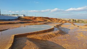 Pamukkale'deki travertenlerin benzerinin oluşturulduğu "Altınkale" yarın açılacak 