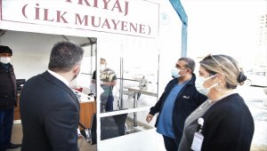 Pursaklar Belediyesinden Kovid-19'a triaj çadırı önlemi