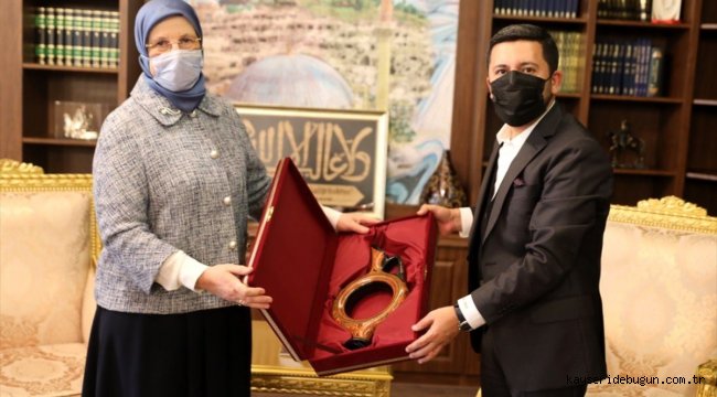 Sema Ramazanoğlu, Başkan Arı'yı ziyaret etti