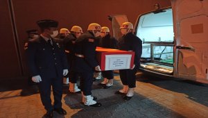 Şırnak'ın Silopi ilçesinde şehit olan piyade teğmenin naaşı memleketi Kayseri'ye getirildi 