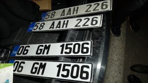 Sivas'ta sahte plaka kullanan sürücüye 28 bin lira ceza 